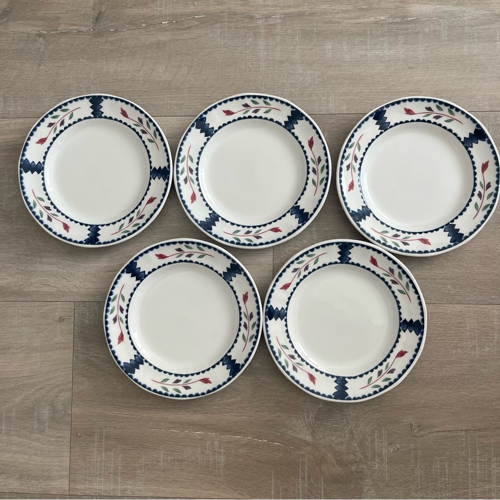 Vintage Adams Lancaster 5 appetizer/snack plates